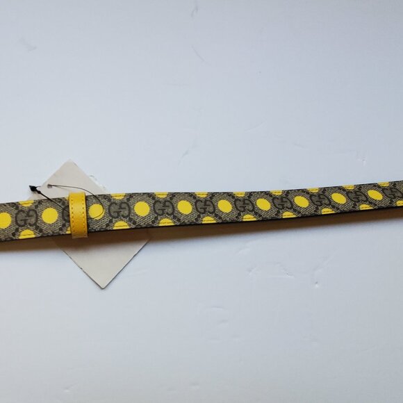 NWT Gucci interlocking GG polka-dots GG print belt - size 80-32 - Picture 5 of 10